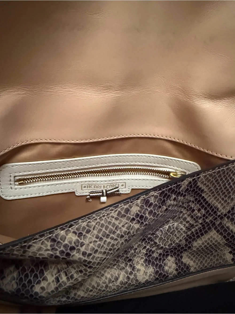 henri bendel leather strap